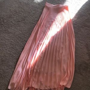 Windsor double layer long pink skirt
